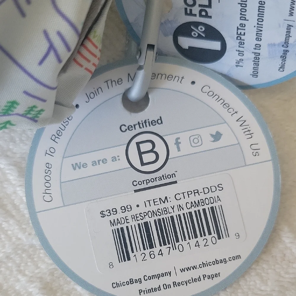 Chico Bag Foldable Day National Park  Backpack nwt - Picture 4 of 14